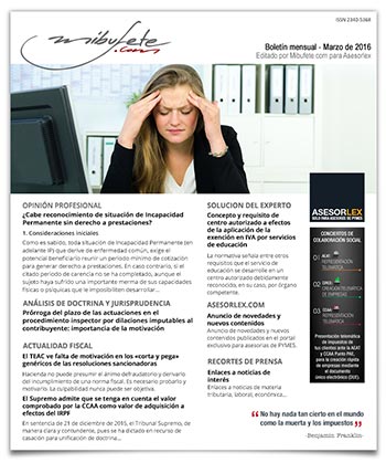 Bolet�n Marzo 2016