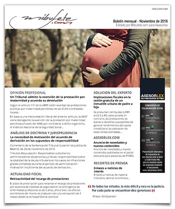 Bolet�n Noviembre 2016