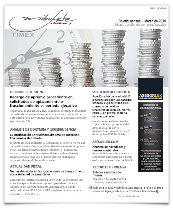 Bolet�n Marzo 2019