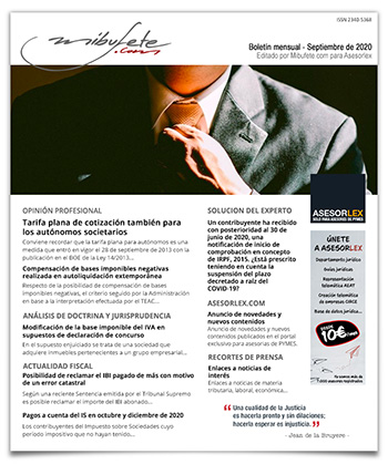 Bolet�n Septiembre 2020